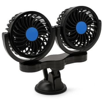 Carcommerce Ventilator za avto, 12V ventilator za vžigalnik cigaret, prisesek