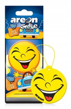 Carcommerce Osvežilec zraka za avto Nov avto, obesek z nasmehom, Dry Smile