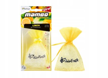 Carcommerce Osvežilec zraka za avto Mambo Lemon - vrečka z granulami