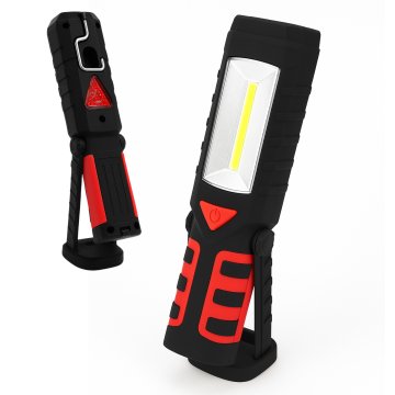 Carcommerce Prenosna COB + LED delovna svetilka z magnetom in kavljem