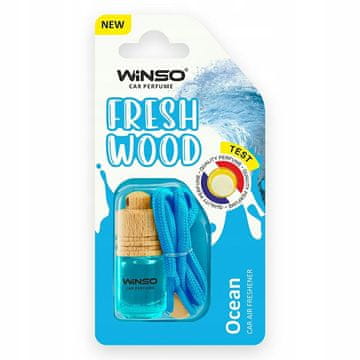 IN Steklenička za dišavo za avto Fresh Wood Ocean z lesom