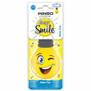 IN Energy Smile New Car dišavni list za avto z nasmejanim obrazom