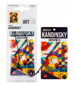 Carcommerce Osvežilec zraka za avto Kandinsky ARTLINE, sestava