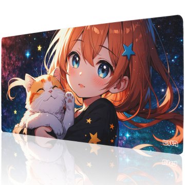TILT Podloga za miško Cuddly Cat 100x50
