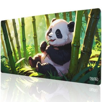 TILT Podloga za miško Panda in okusna bambusova podloga 100x50