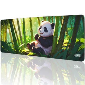 TILT Podloga za miško Panda in okusna bambusova podloga 80x30