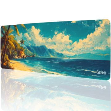 TILT Podloga za miško s sliko Kariba 80x30
