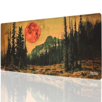 TILT Podloga za miško Crimson Moon 90x40