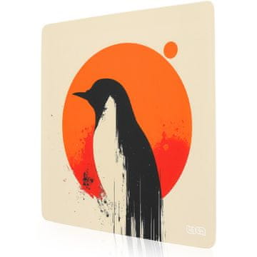 TILT Podloga za miško Planet Penguin 30x30