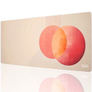 TILT Podloga za miško Pink Spheres 90x40
