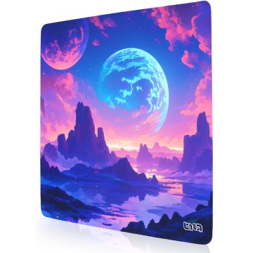 TILT Podloga za miško Neon Planet 50x50