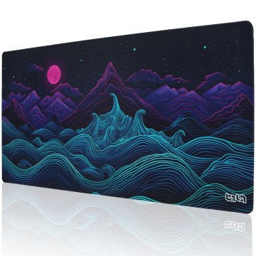 TILT Podloga za miško Retrowave Mountains 100x50