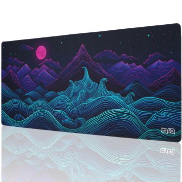 TILT Podloga za miško Retrowave Mountains 90x40