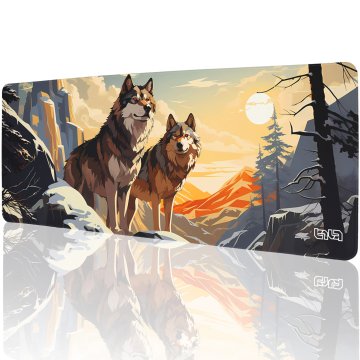 TILT Podloga za miško Wolf Lands 80x30
