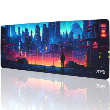 TILT Retro Cyberpunk podloga za miško 80x30