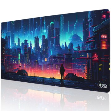 TILT Retro Cyberpunk podloga za miško 100x50