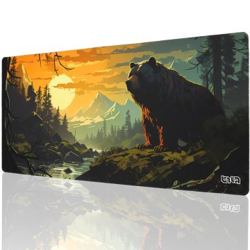 TILT Podloga za miško Bear Forest 90x40