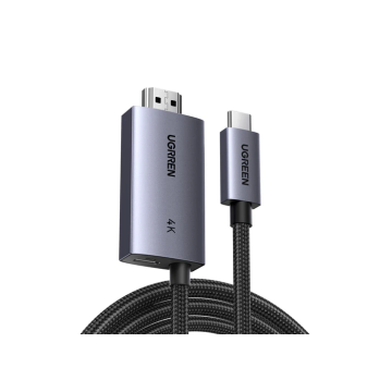 Ugreen USB-C na HDMI 4K kabel + polnjenje - 2M