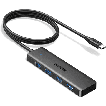 Ugreen USB-C Hub s 4x USB-A priključki, 1M