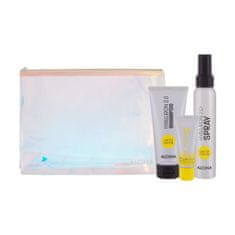 Alcina Hyaluron 2.0 darilni set šampon Hyaluron 2.0 100 ml + balzam Hyaluron 2.0 20 ml + sprej za lase Hyaluron 2.0 100 ml + kozmetična torbica za ženske