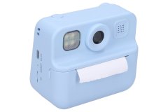 Otroški digitalni fotoaparat s tiskalnikom v modri barvi - 12Mpx fotografije, Full HD video