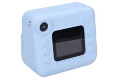 Otroški digitalni fotoaparat s tiskalnikom v modri barvi - 12Mpx fotografije, Full HD video