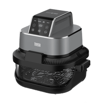 slomart TEESA TSA8090 Glass Air Fryer friteza na vroč zrak 4L (1,5L + 4L), 1500W