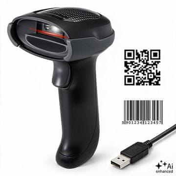 slomart Qoltec čitalnik črtnih kod 1D 2D | QR | EAN | USB