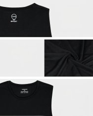 Set 2 moških atletskih majic brez rokavov Tank Top muscle shirt bela/siva 2 kom velikost S 92% poliester 8% elastan žakardna mreža hitro se suši fitnes bodybuilding tek