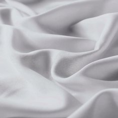 Rjuha z gumijem 140x200 cm bambusova svetlo siva – veganska svila, termoregulacija, visoka prepustnost zraka, za topper in box spring, globina 35 cm, pralni stroj in sušilnik