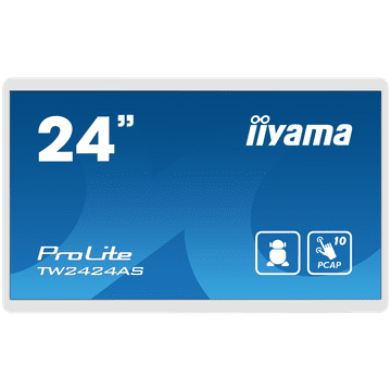 iiyama Monitor LED TW2424AS-W1 23.8” Full HD In-cell PCAP 10pt interactive Touch Panel PC with Android OS White
