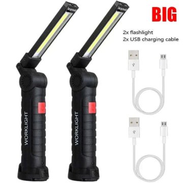 KJB Polnilne COB delovne svetilke USB, izvedba W52 Big, 2 kosa