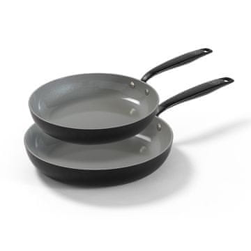 BE Living Set 2 ponev Essential Black 24-28 cm