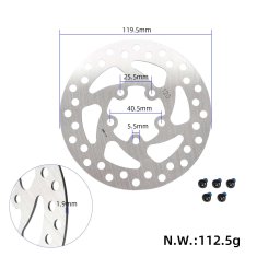 Xiaomi Zavorni disk 120 mm s 5 luknjami za električni skiro Xiaomi M365 Pro