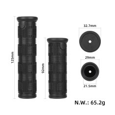 KuKirin Par črnih ročk 125 in 92 mm za KuKirin G2