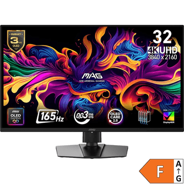 MSI MAG E16 monitor, 80 cm, QD-OLED, 4K UHD, 165Hz, PD 15W, (9S6-3DD29A-042) 322UP