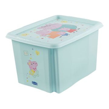 keeeper Karolina Peppa Pig škatla za shranjevanje s pokrovom, 30l, modra
