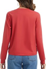 Kardigan za dojenje z dolgimi rokavi za dojilje elastičen rdeč 2XL skrito zapenjanje na gumbe za diskretno dojenje hitro sušeč dihajoč material odporen na vlago in znoj za dom, pisarno in aktivno