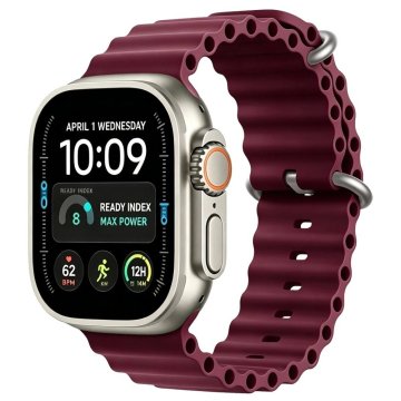 Tech-protect Iconband Pro pašček za Apple Watch 44 / 45 / 46 / 49 mm, deep burgundy