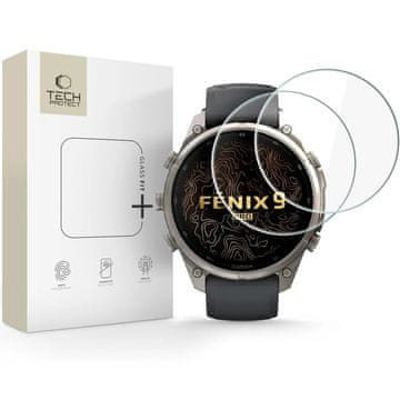 Tech-protect Glass Fit 2x zaščitno steklo za Garmin Fenix 9 Pro (47mm)