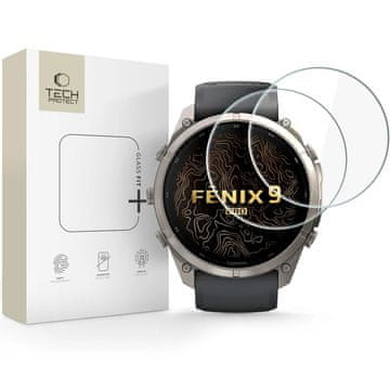 Tech-protect Glass Fit 2x zaščitno steklo za Garmin Fenix 9 Pro (51mm)