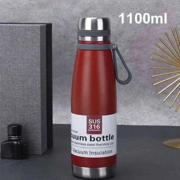 KJB Termovka iz nerjavnega jekla 316, 1100 ml, rdeča