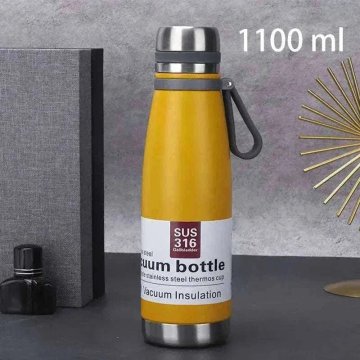 KJB Termovka iz nerjavnega jekla 316, 1100 ml, rumena