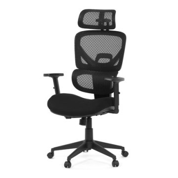 Autronic Pisarniški stol Office chair, rocking mechanism, black fabric, KA-Q8203 BK