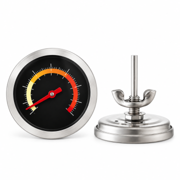 KJB Mehanski termometer za pečico in žar s številčnico 52 mm, 10–400 °C