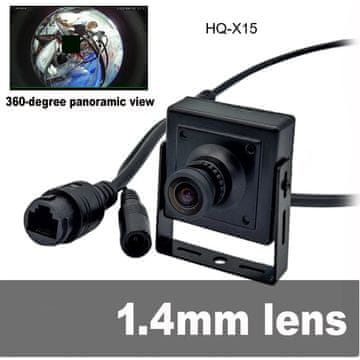 KJB Mini notranja IP kamera, 5 MP, objektiv 1,4 mm, 12 V