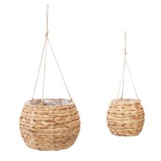 Atmosphera Komplet wiszących kwietników Aya Natural
