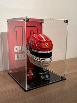 Vitrina za čelado Lego F1 Charlesa Leclerca (43014)