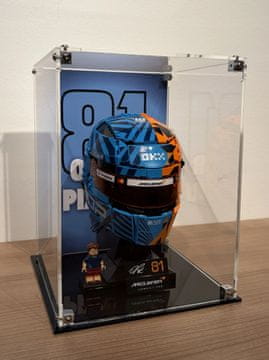 LEGO F1 Oscar Piastri McLaren vitrina za čelado (43017)