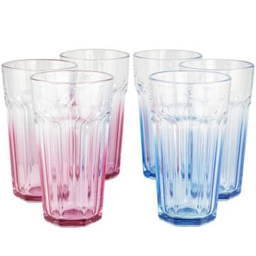 Ekstra veliki XXL kozarci ombre mix Gigi 700 ml